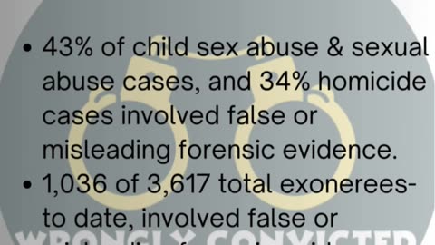 False or Misleading Forensic Evidence