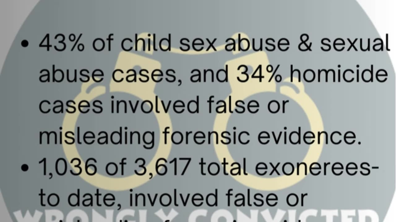 False or Misleading Forensic Evidence