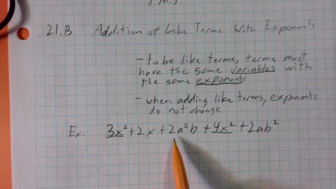 Saxon Algebra 1 Lesson 21 B