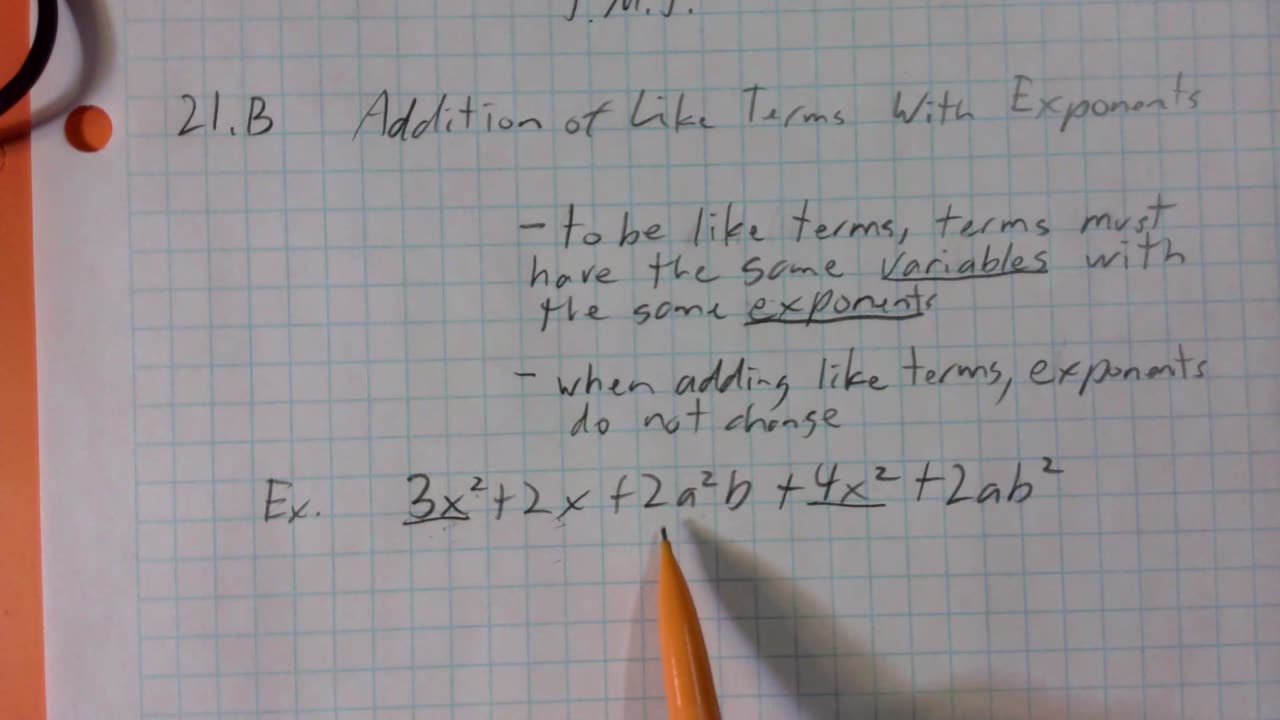 Saxon Algebra 1 Lesson 21 B