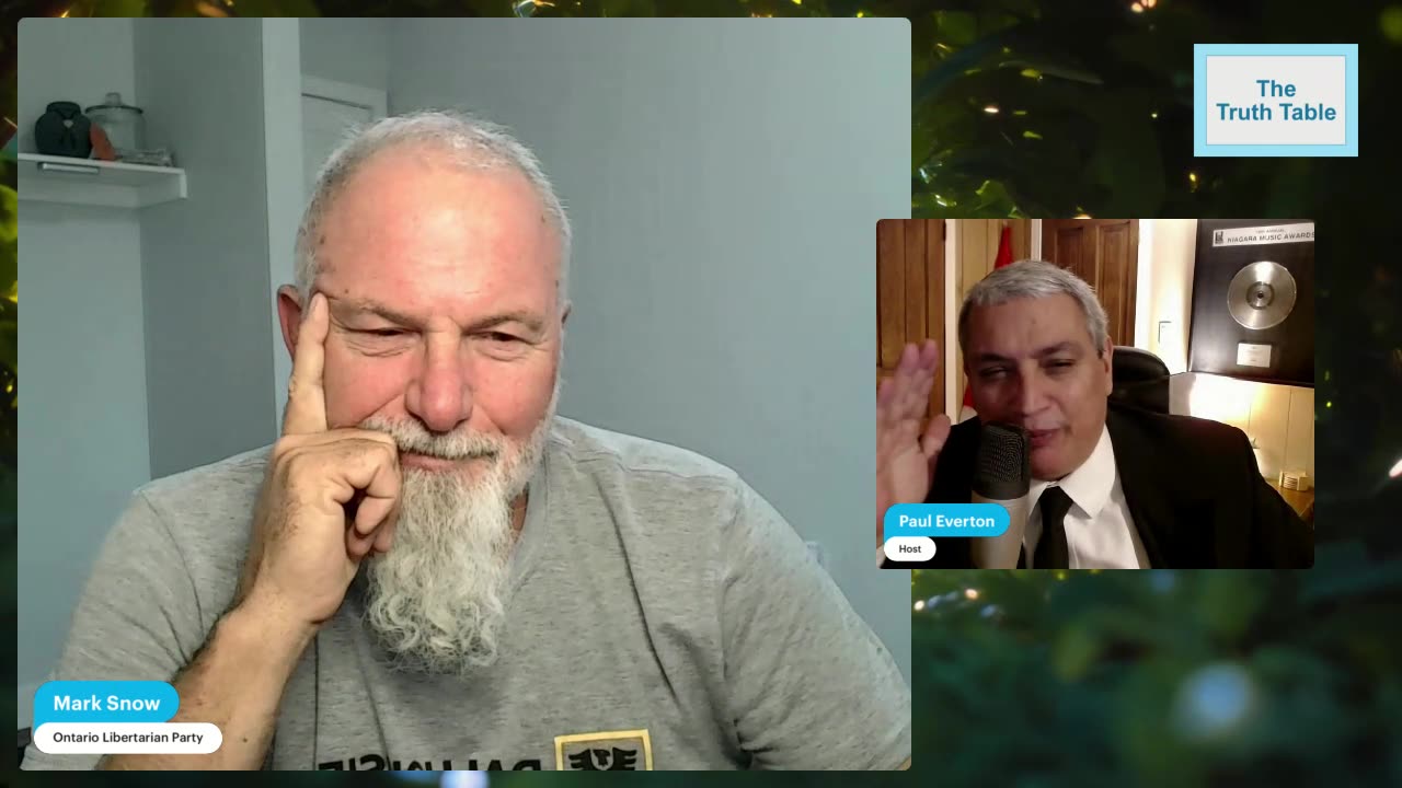 The Truth Table S2 EP2 2 PM EST 11/5/2025 with Mark Snow