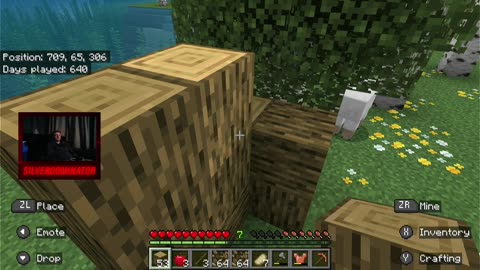 Mining for gold and diamonds in Minecraft! W/SilverDominator