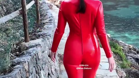 ✨ @ms.ltx ✨ #redcatsuit