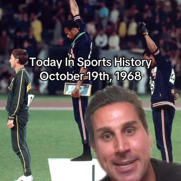 THE HISTORIC SPORTS MOMENT OF OCTOBER 19th, 1968