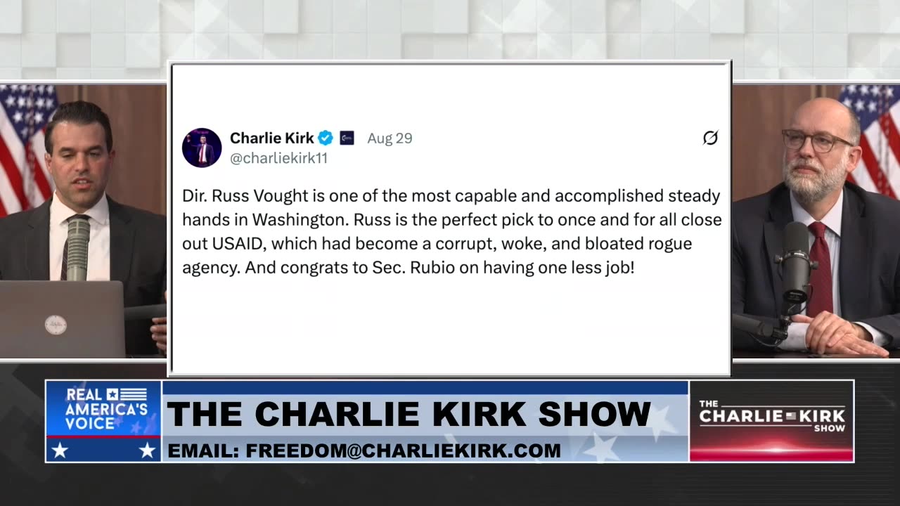 Russ Vought Talks About His Close Relationship With Charlie Kirk