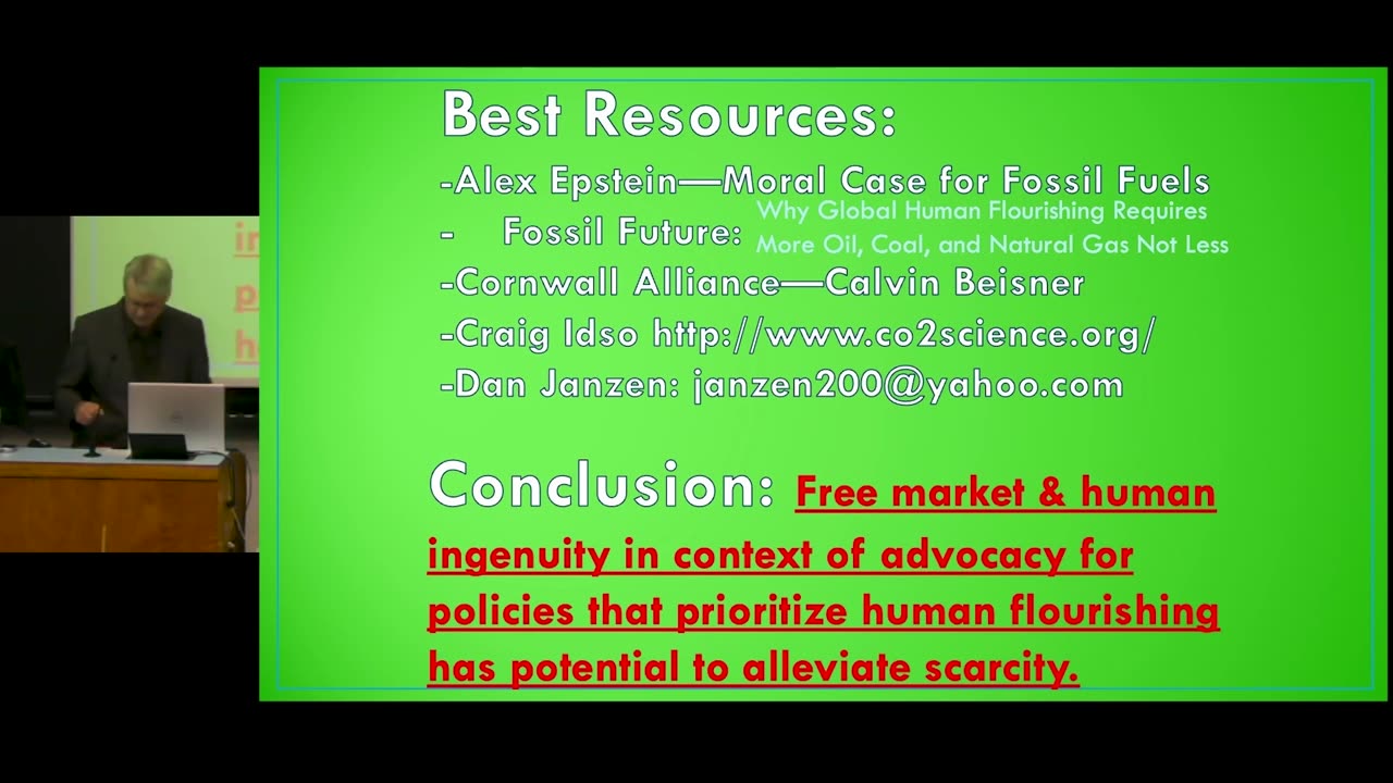 Dan Janzen's Presentation on the Benefits of Increased Carbon Dioxide (5/24/24)