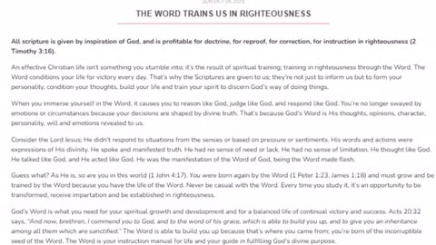 Rhapsody of realities devotional - October 5, 2025