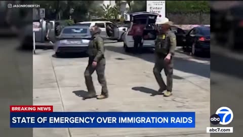 LA County declares state of emergency over ICE raids