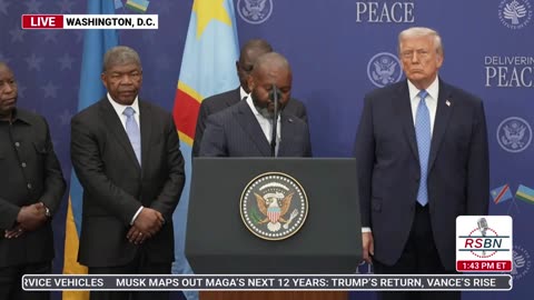 WATCH: President Trump Hosts a Signing Ceremony for the DRC–Rwanda Peace Agreement - 12/4/25