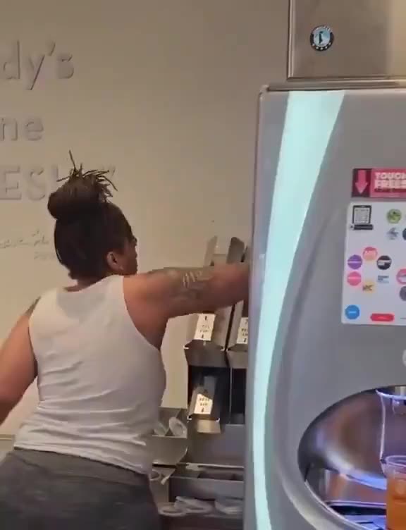 Black lady melt down