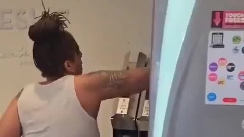 Black lady melt down