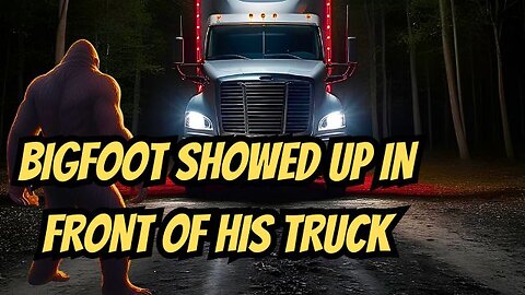 BIGFOOT SHOWED UP IN FRONT OF MY TRUCK