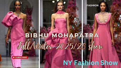 Bibhu Mohapatra | Fall/Winter 2025/26 show at New York Fashion Week