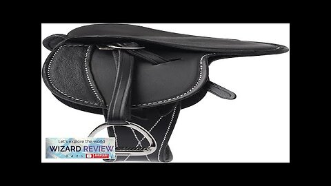 LeMieux Toy Pony Saddle Black Fine Grain Leather Suitable Review