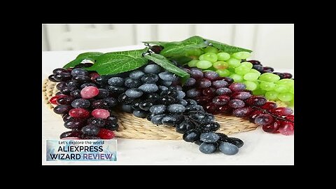 Artificial Fruit Grape Simulated Grape Bunches Lifelike Fake Fruits Plastic Fake Fruit Review