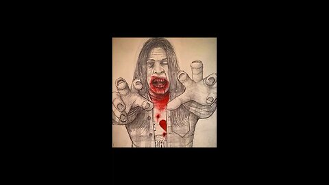 My zombie drawings come alive with Ai
