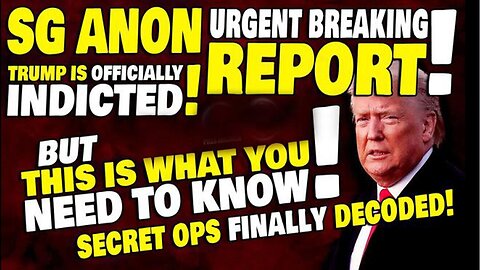 SG Anon URGENT Breaking March 1 - Trump Shares DISTURBING Message