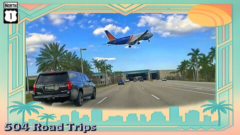 Road Trip #1156 - US-1 N - Florida Mile 178.4-184 | Fort Lauderdale Part 1