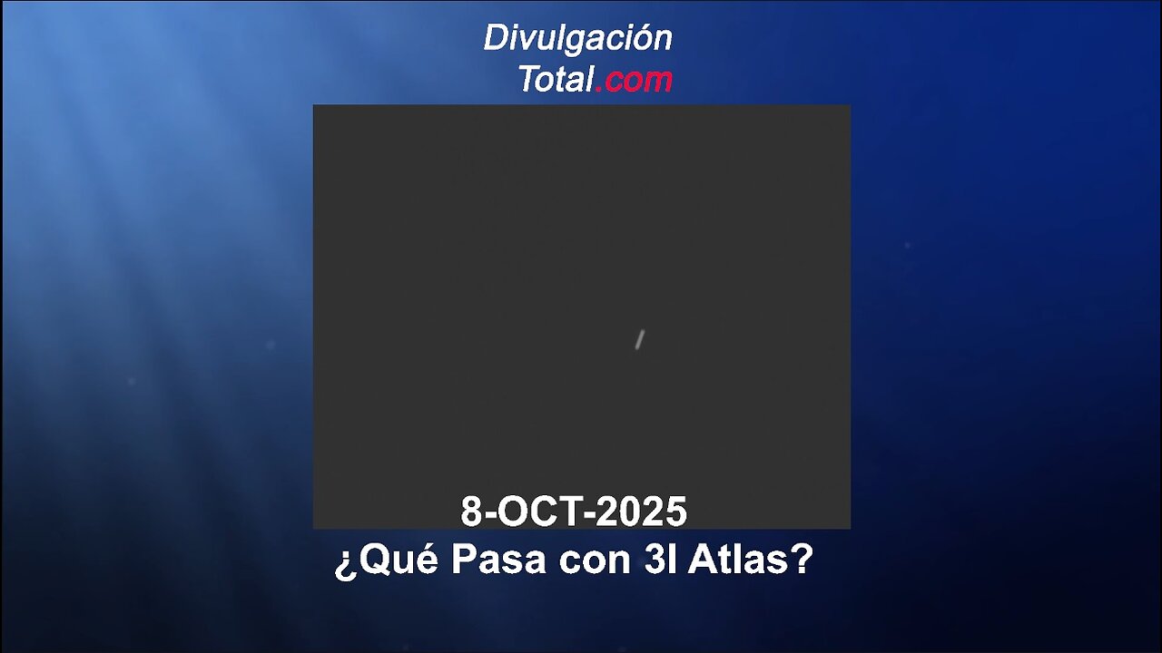8-OCT-2025 VISION REMOTA 3I/ATLAS - ES UNA NAVE