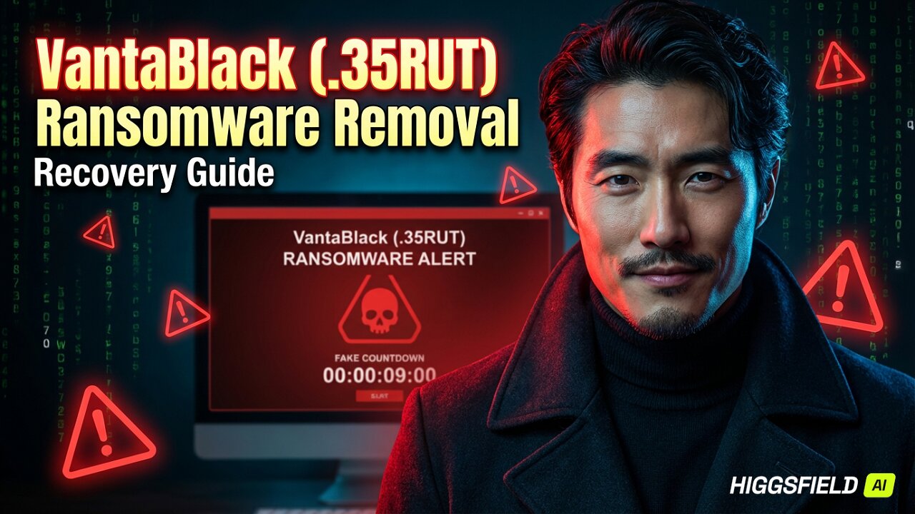 || SOLVED ✅🔘|| VantaBlack (.35RUT) ransomware virus - removal and decryption