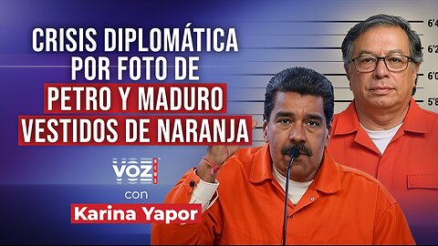 Se filtra imagen de Maduro y Petro vestidos de naranja en manos de funcionario de la Casa Blanca