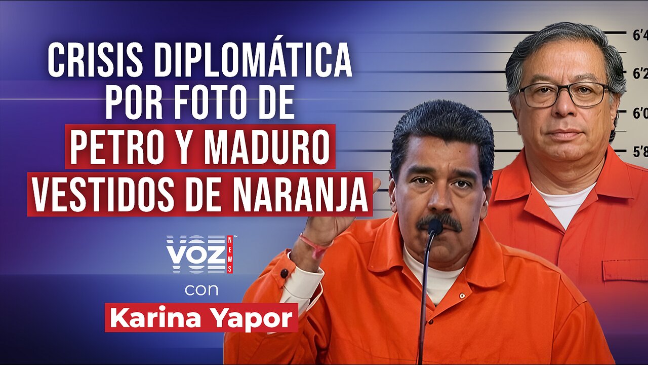 Se filtra imagen de Maduro y Petro vestidos de naranja en manos de funcionario de la Casa Blanca