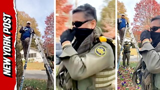 Charlotte woman captures immigration agents questioning garden workers in her yard