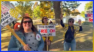 Protester at the ‘No Kings’ Rally Said Her Birthday Wish Is for Trump to Die