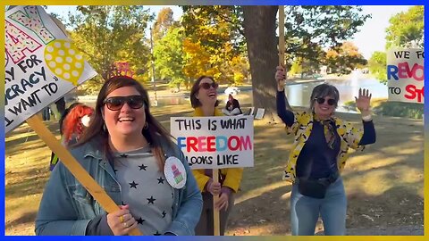 Protester at the ‘No Kings’ Rally Said Her Birthday Wish Is for Trump to Die