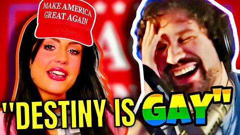 Degenerate Trump Girl Disses Destiny