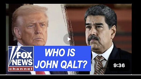 BREAKING: Trump Operation "ABLOLUTE RESOLVE" capture of Venezuela's Maduro. WHO IS JOHN QALT?