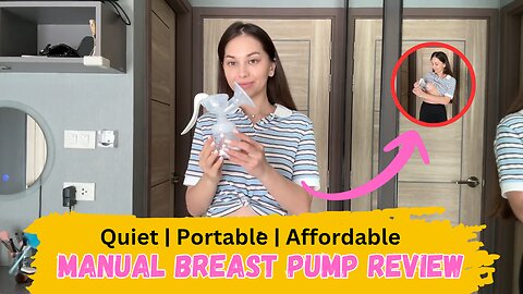 Manual Breast Pump Review | Comfortable, Portable & Pain-Free Solution for Moms 💖 #breastfeeding