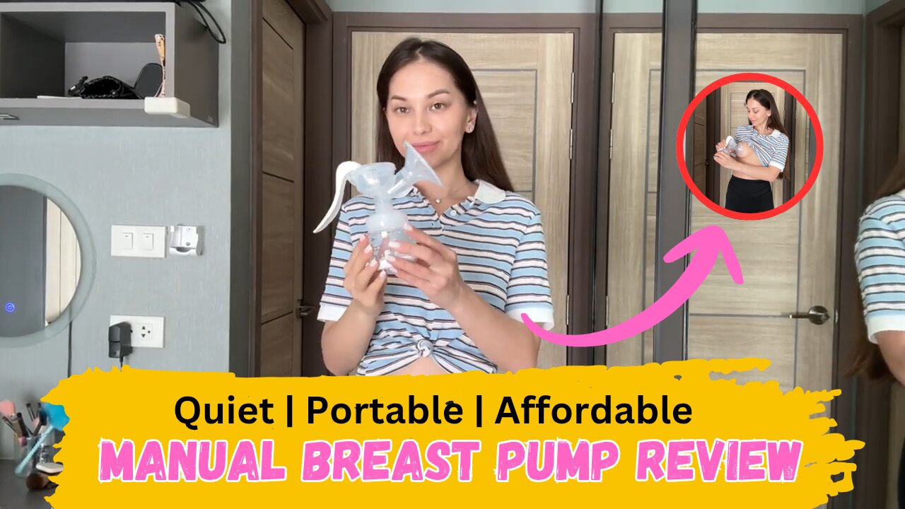 Manual Breast Pump Review | Comfortable, Portable & Pain-Free Solution for Moms 💖 #breastfeeding
