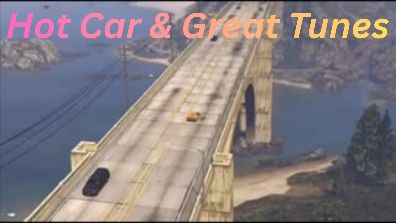 GTA 5 - Beautiful Car, Great Song, Hot Sunny Summer Day, Relaxing Drive - Grand Theft Auto 5