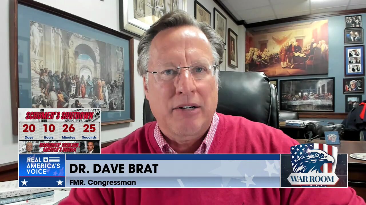 DAVE BRAT: The Left Is Losing It Because President Trump Brought Justice, Courage, And Faith Back To The Heart Of Government. His Strength Is Contagious, And It’s Spiritual