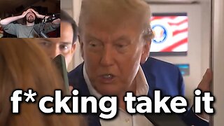 Trump is crashing out..