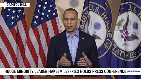 LIVE: Democratic Leader Jeffries holds press conference after new Epstein photos emerge