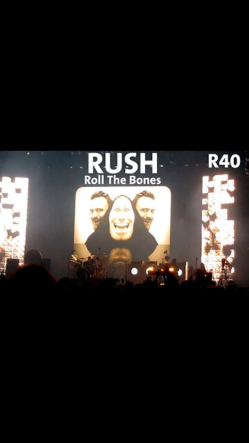 RUSH ROLL THE BONES LIVE - POV: Floor TD Garden Boston 2015 R40 TOUR