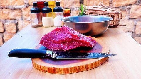 Sizzling Beef Steak Platter with Crispy Fries | Healthy Meal Prep ASMR