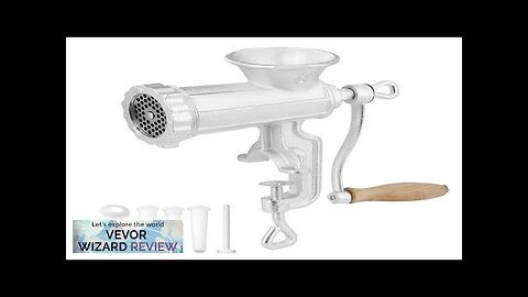 VEVOR Manual Meat Grinder Heavy Duty Cast Iron Hand Meat Grinder Review