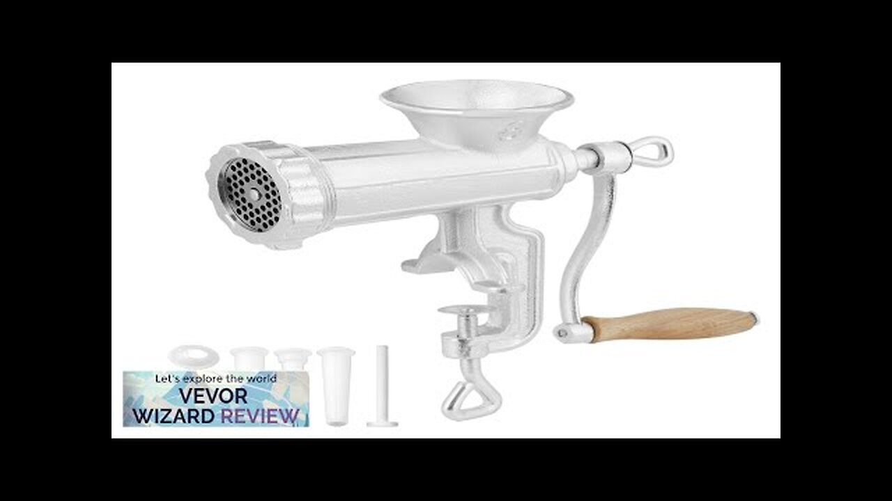 VEVOR Manual Meat Grinder Heavy Duty Cast Iron Hand Meat Grinder Review