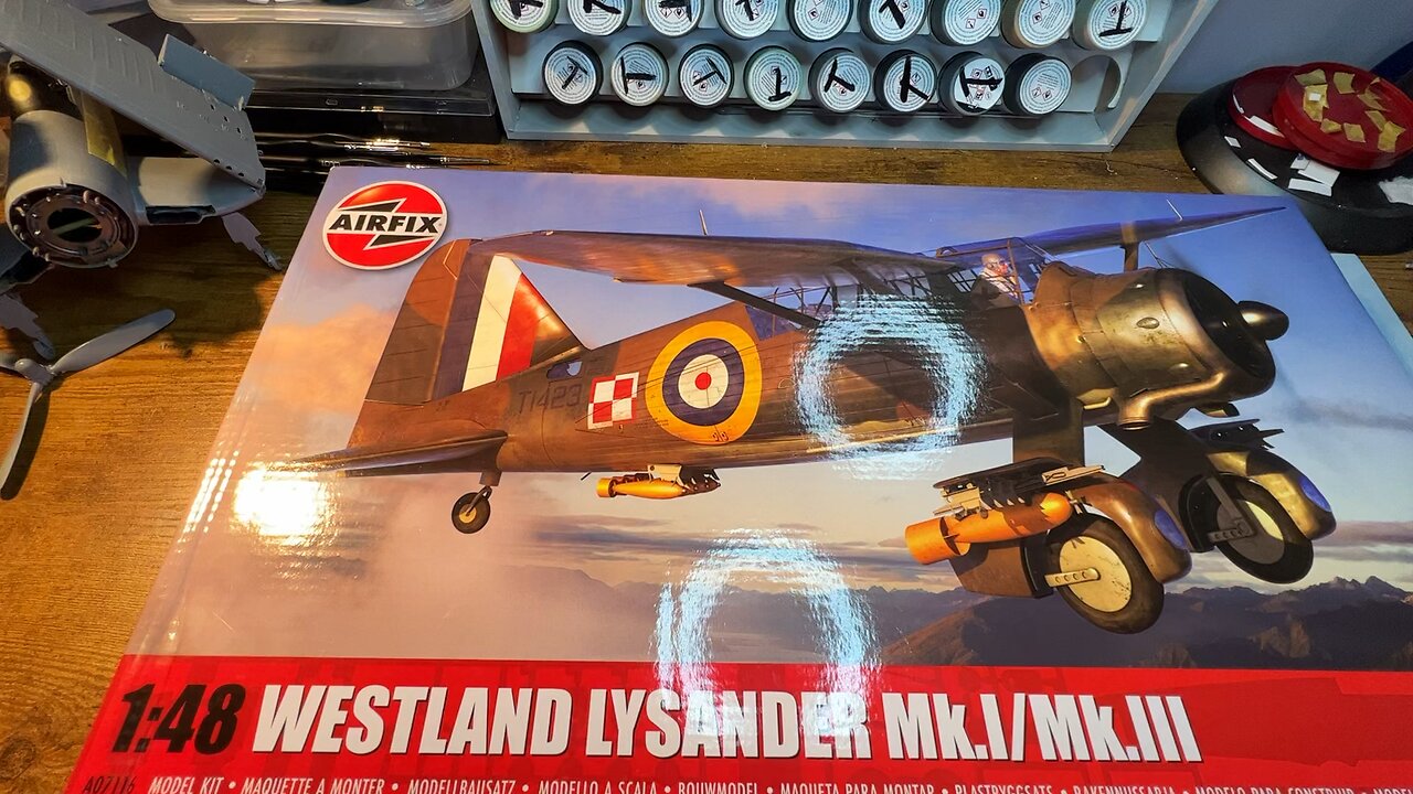 Airfix Westland Lysander 1/48 scale plastic model