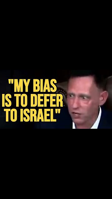 Watch Co-founder of Palantir PETER THIEL sh*ts himself when asked about Israel's use of his Al Generated program KILL LIST in Gaza.