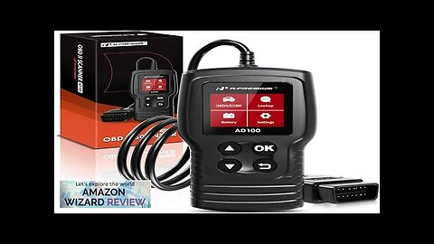 A-Premium AD100 Universal OBD2 Scanner Diagnostic Tool Car Code Reader OBDII/EOBD/CAN Scan Review