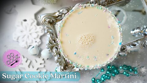 💟Sugar Cookie Martini | The Cutest Christmas Cookie in Cocktail Form!
