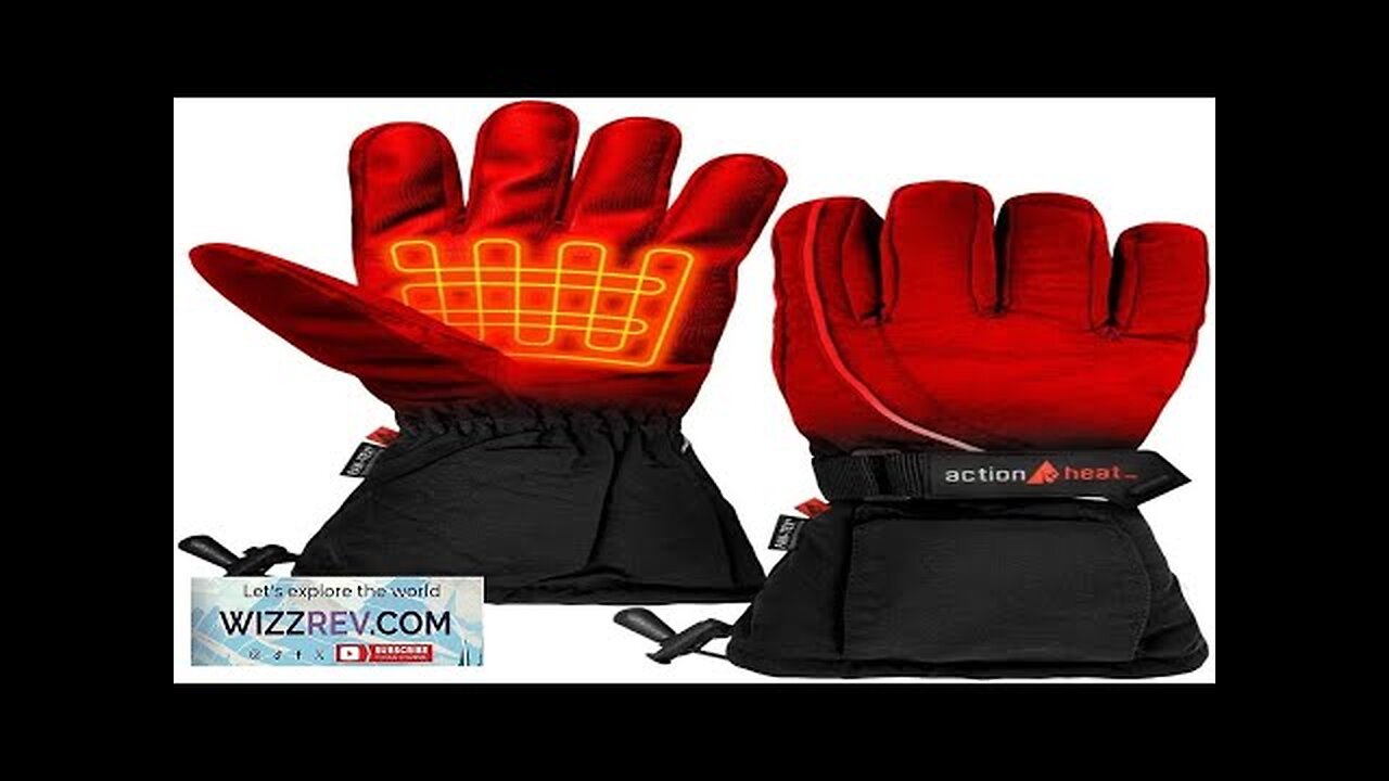 ActionHeat AA Battery Heated Snow Gloves – Men Rechargeable Electric Gloves w/Weather Review