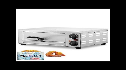 VEVOR Electric Countertop Pizza Oven 12" 1500W Adjustable Temp 0-120Min Timer Review