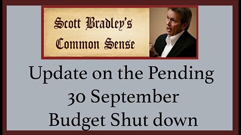 Update on the Pending 30 September Budget Shut down