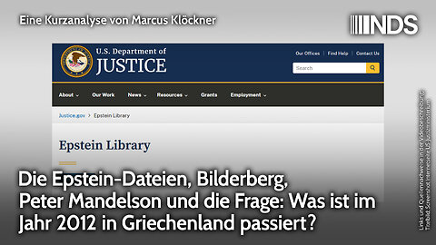 Epstein-Dateien, Bilderberg, Peter Mandelson und die Frage: Was ist 2012 in Griechenland passiert?