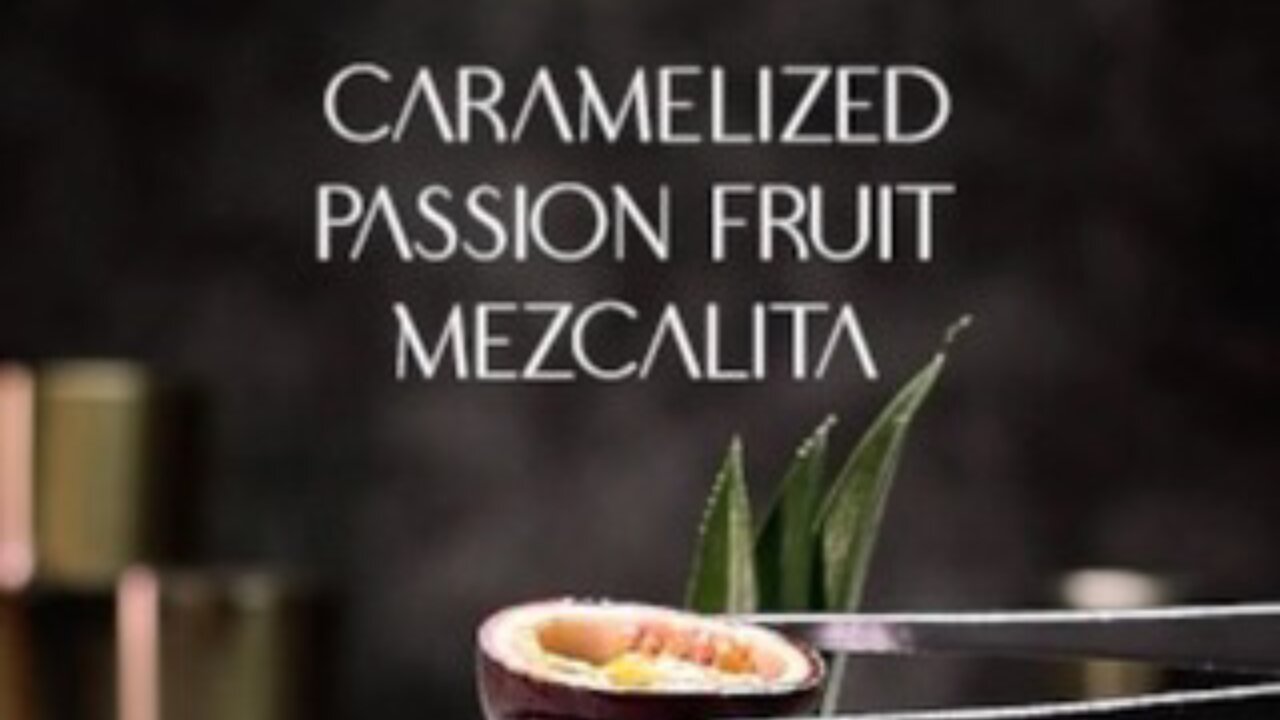 COCKTAIL CARAMELIZED PASSION FRUIT MEZCALITA
